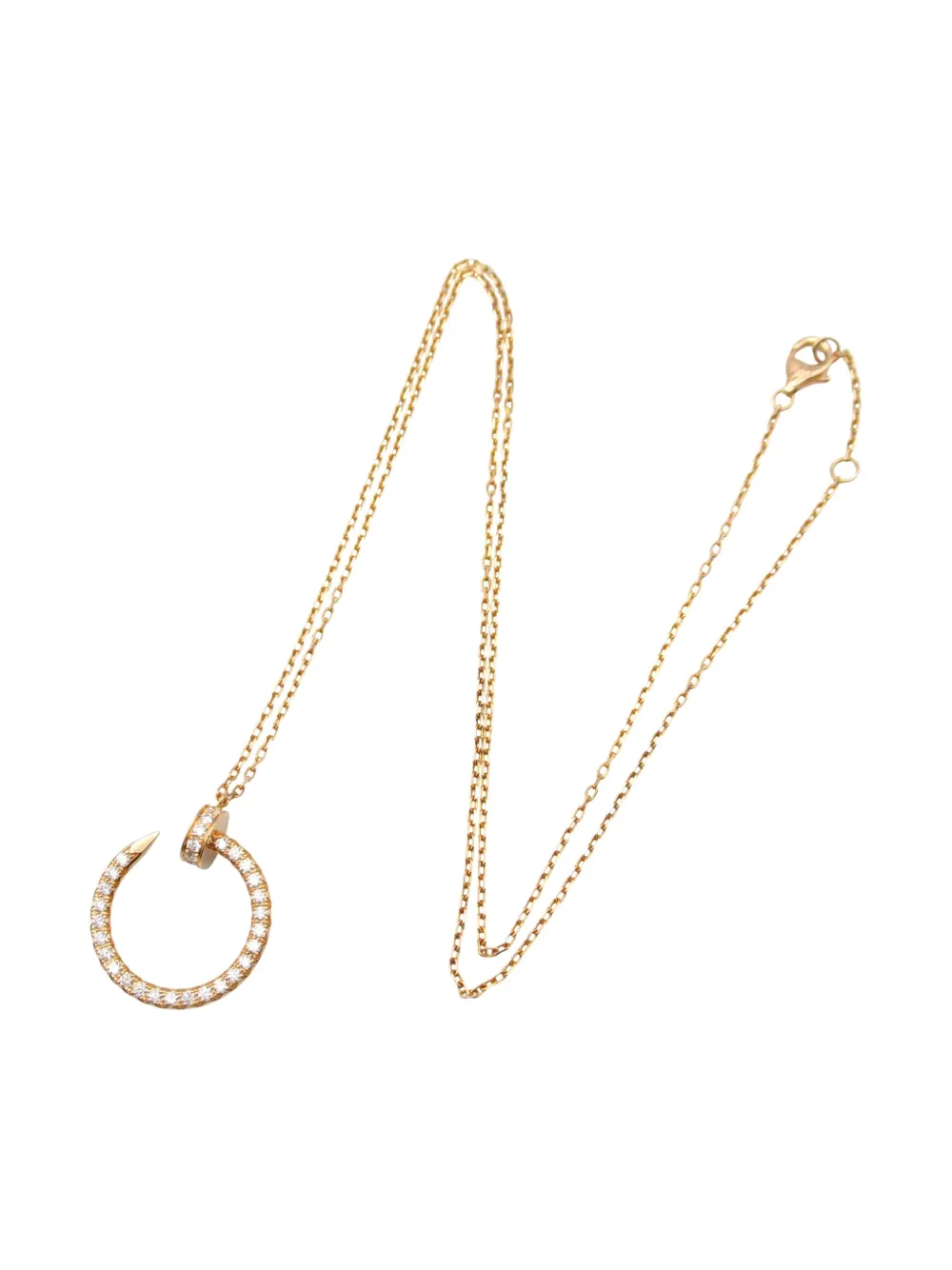 Cartier 2010s 18K rose gold Juste Un Clou diamond necklace | Gold | Image 1