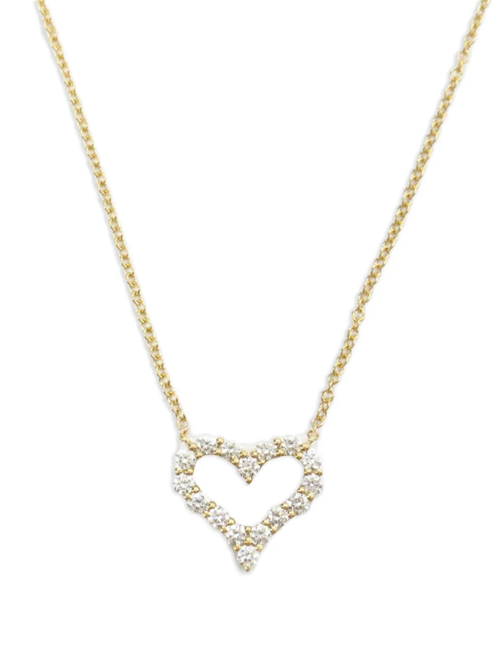 Tiffany & Co. Pre-Owned 2010s 18K rose gold Sentimental Heart diamond necklace | Image 2