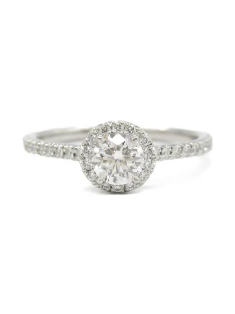 Tiffany & Co. Pre-Owned خاتم بلاتين 'سولسترينغ' مرصع بألماس 2010