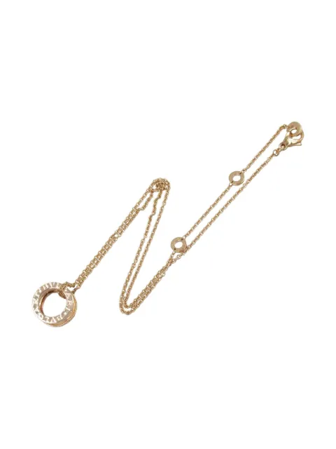 Bvlgari Pre-Owned 2010s 18K rose gold 10s B-zero1 diamond necklace