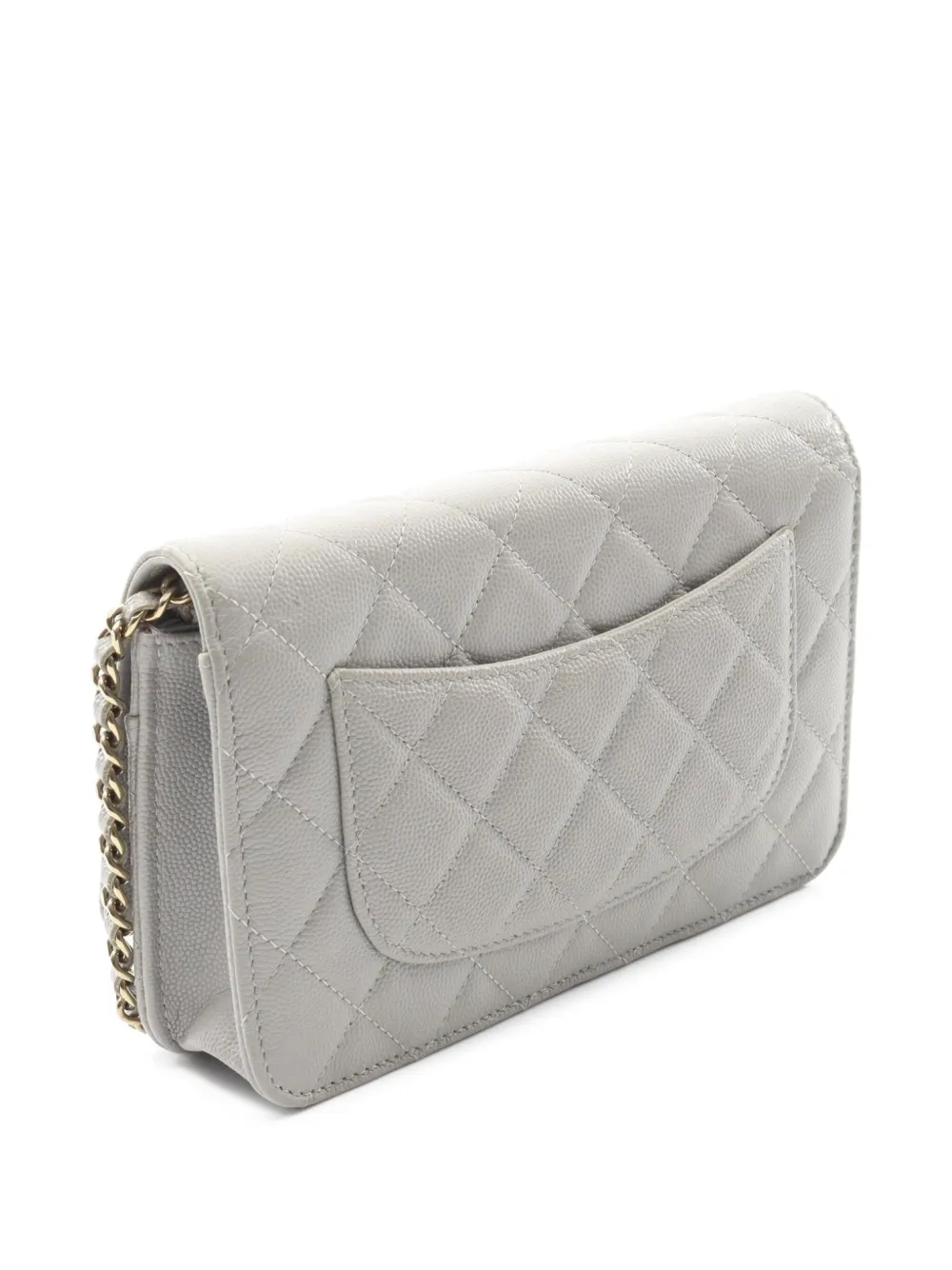 CHANEL Pre-Owned 2021 matelasse chain wallet | Pre-Owned | Image 2