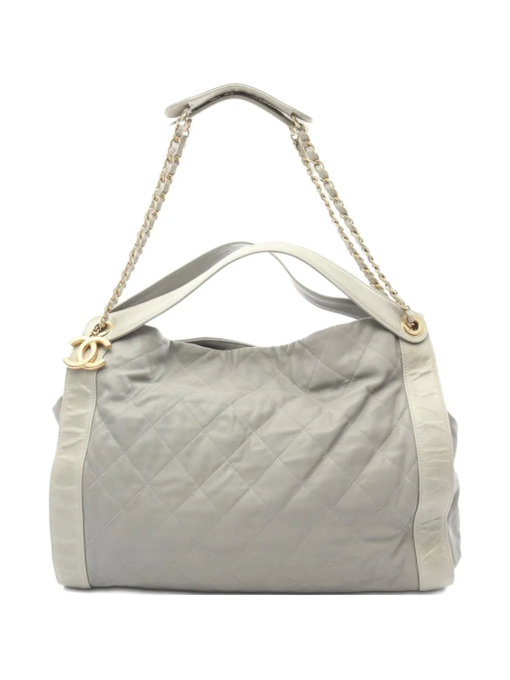 CHANEL Pre-Owned 2012 マテラッセ ハンドバッグ - グレー CHANEL Pre-Owned 2012 マテラッセ ハンドバッグ - グレー
