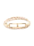Hermès Pre-Owned 2020s braided gold clasp bracelet