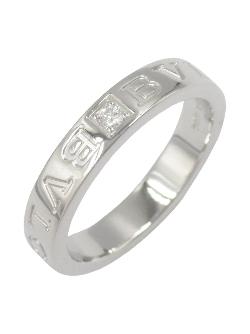 Bvlgari Pre-Owned 2010s 18K white gold B-zero1 diamond ring | Image 2