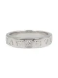 Bvlgari Pre-Owned 2010s 18K white gold B-zero1 diamond ring - Silver