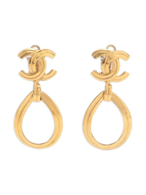 CHANEL Pre-Owned 1986-1988 Coco Mark earrings