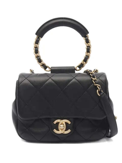 CHANEL Pre-Owned 2019 quilted lambskin chain handbag