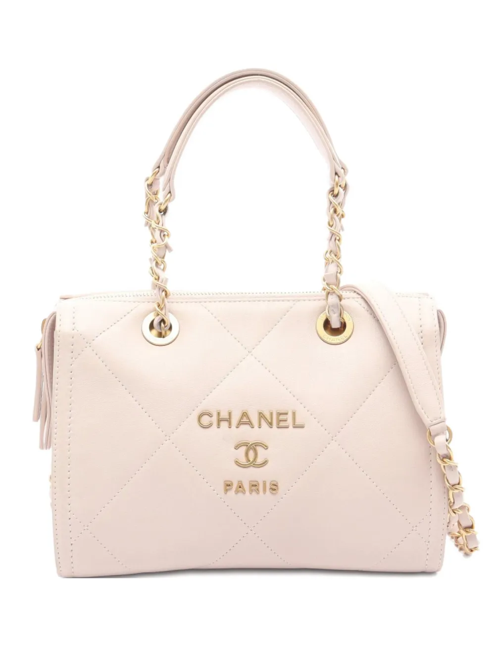 CHANEL Pre-Owned 2021 マトラッセ チェーン ショルダーバッグ - ピンク CHANEL Pre-Owned 2021 マトラッセ チェーン ショルダーバッグ - ピンク