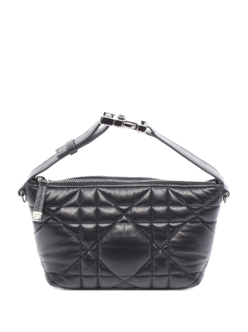 Christian Dior Pre-Owned 2010s small Diortravel shoulder bag - ブラック Christian Dior Pre-Owned 2010s small Diortravel shoulder bag - ブラック