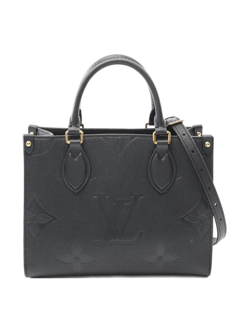 Louis Vuitton Pre-Owned 2021 オン ザ ゴー PM ハンドバッグ - ブラック Louis Vuitton Pre-Owned 2021 オン ザ ゴー PM ハンドバッグ - ブラック