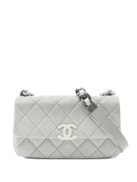 CHANEL Pre-Owned 2021 mini matelassé shoulder bag