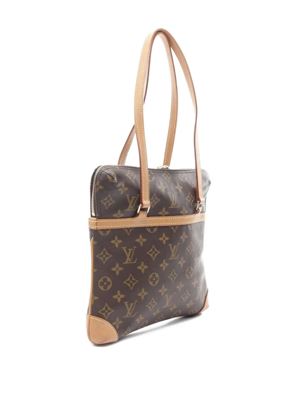 Pre-owned Louis Vuitton 2004 Kusan Gm Monogram Leather Shoulder Bag In Brown