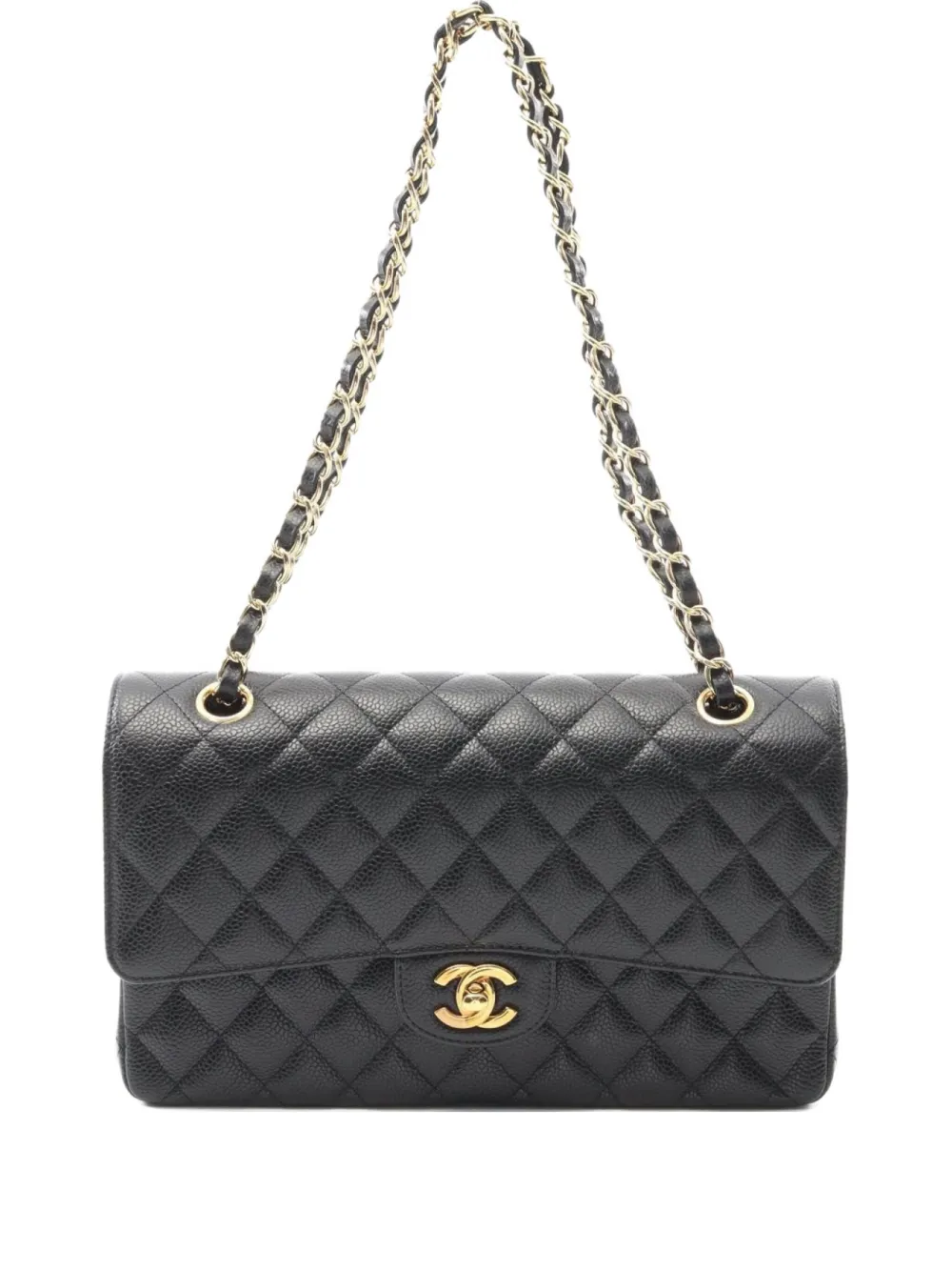 CHANEL Pre-Owned 2020-2021 クラシック フラップ ショルダーバッグ - ホワイト CHANEL Pre-Owned 2020-2021 クラシック フラップ ショルダーバッグ - ホワイト