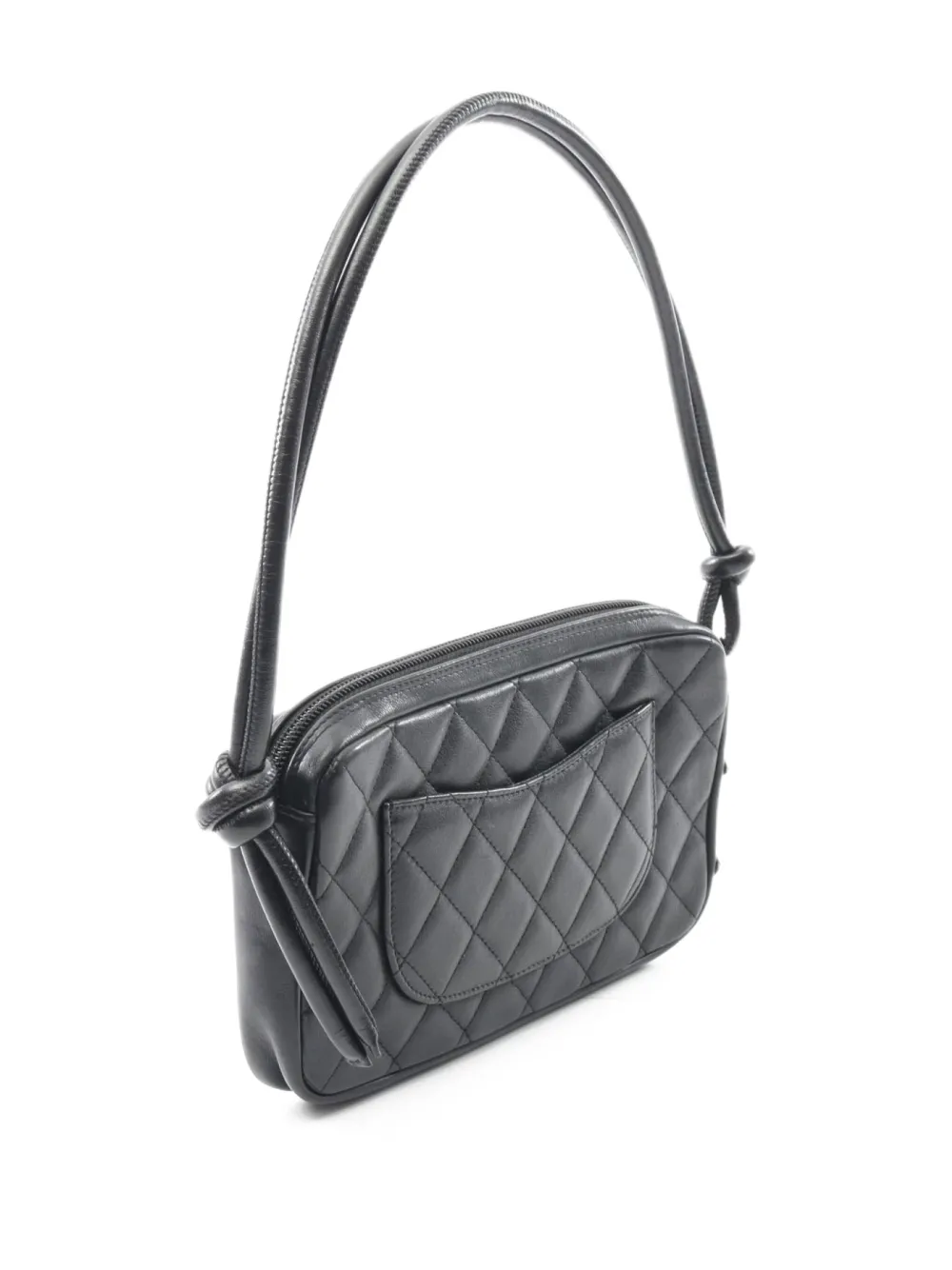 Pre-owned Chanel 2004-2005 Cambon Line Tote Bag In Black