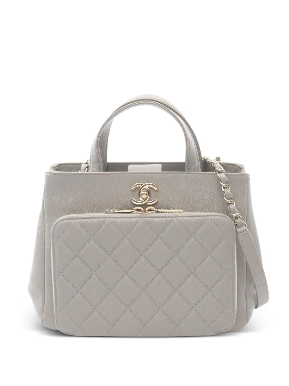 2019 Business Affinity matelassé chain tote bag
