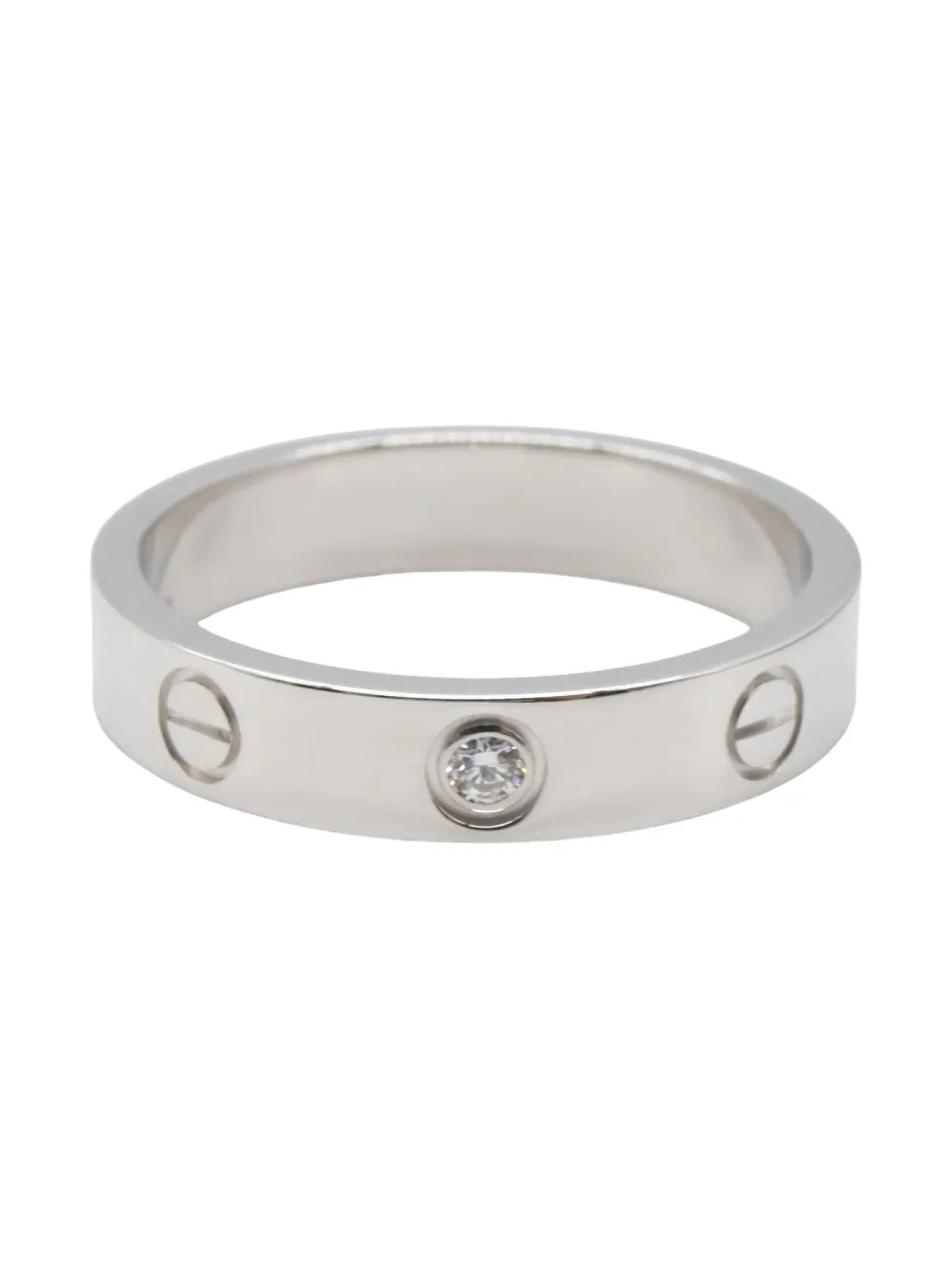 Cartier 2010s Love ダイヤモンド リング 18Kホワイトゴールド - シルバートーン Cartier 2010s Love ダイヤモンド リング 18Kホワイトゴールド - シルバートーン