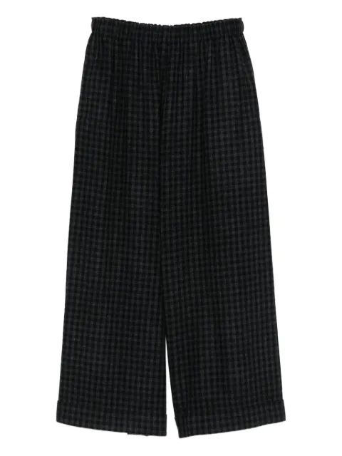 Daniela Gregis gingham-check wool trousers
