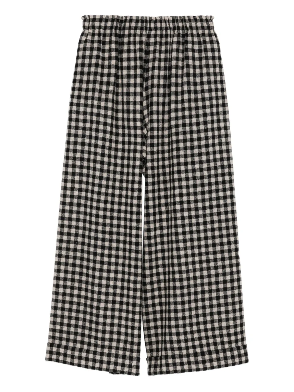 Daniela Gregis High-waist Wide-leg Trousers In Black