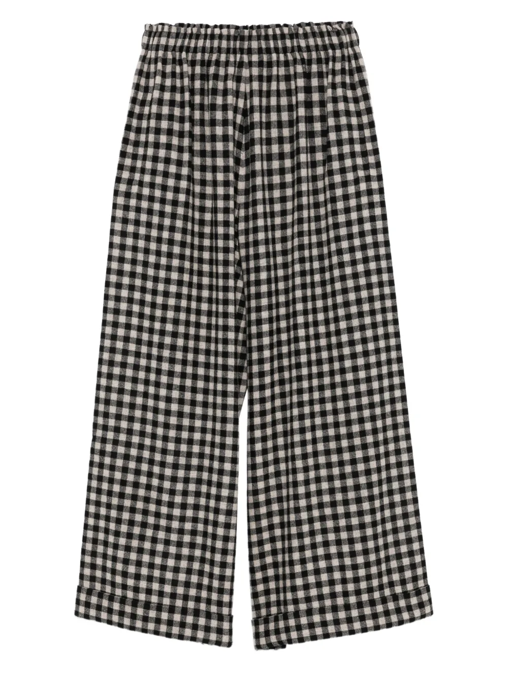 Daniela Gregis High-waist Wide-leg Trousers In Black