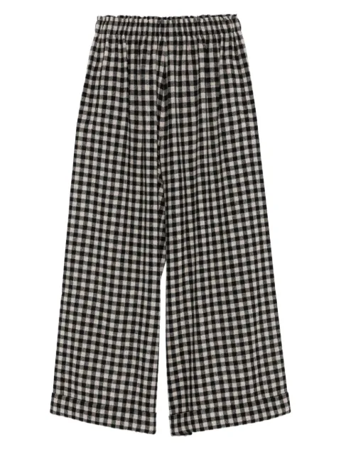 Daniela Gregis gingham-pattern trousers