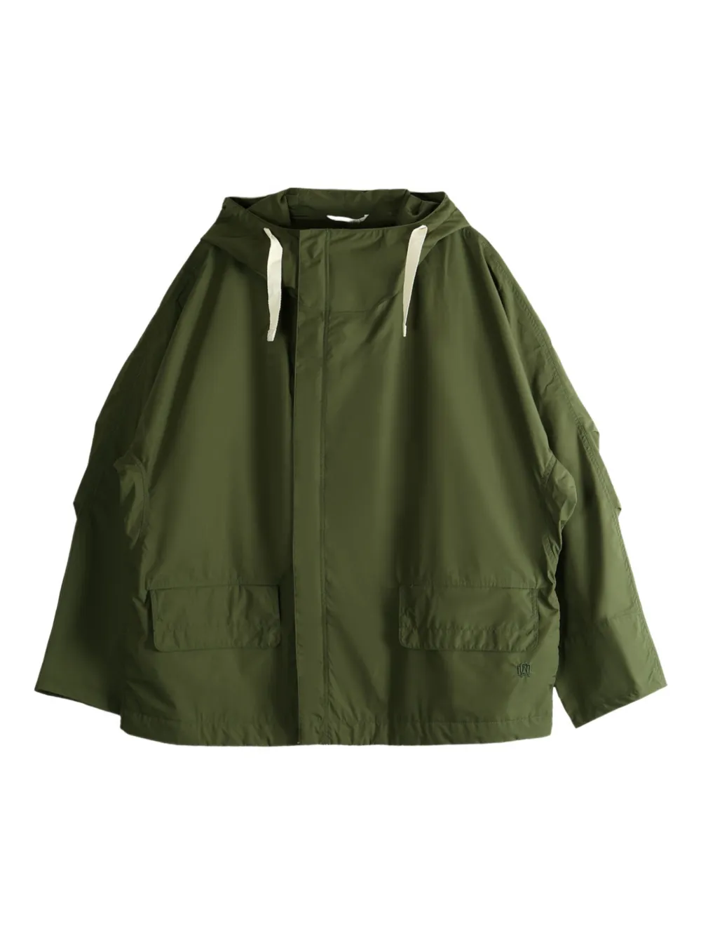 Nanamica hooded jacket Groen