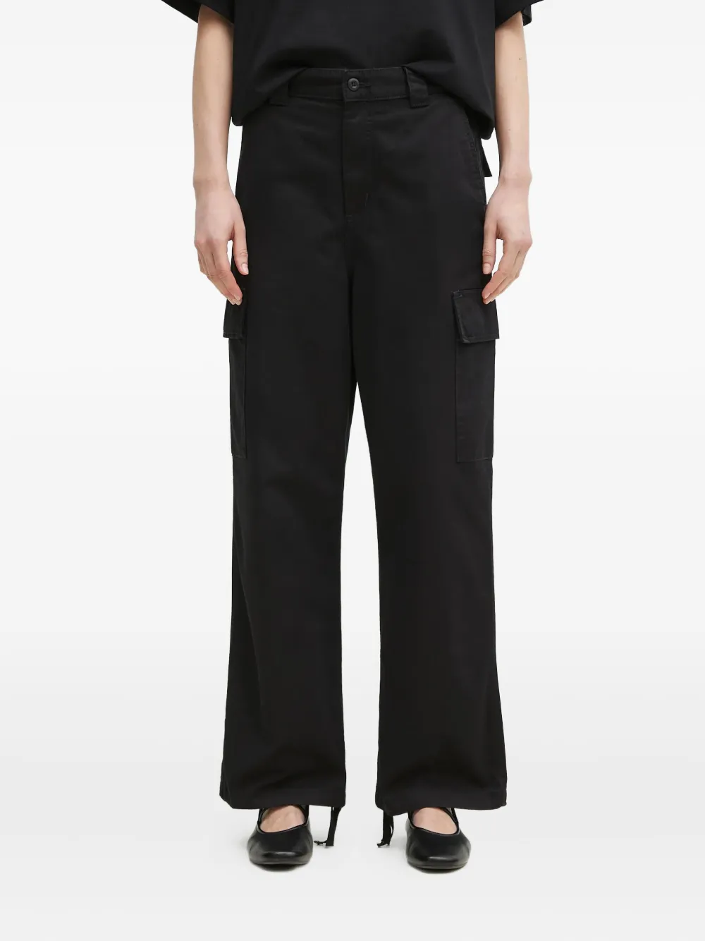 Carhartt WIP Broek met cargozak Zwart