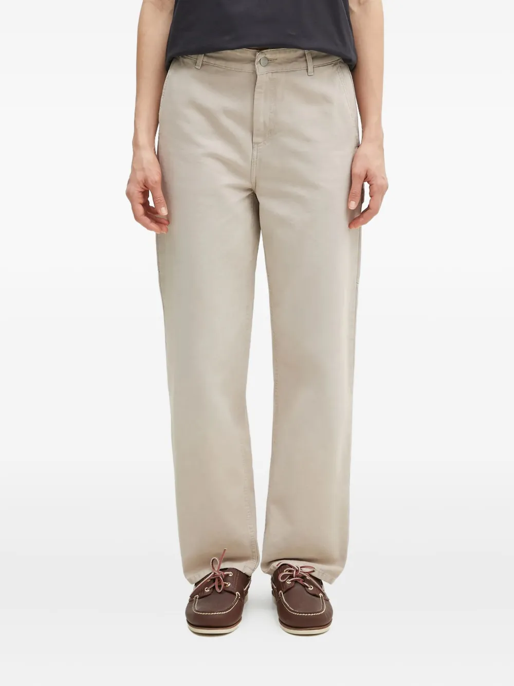 Carhartt WIP cotton trousers Beige
