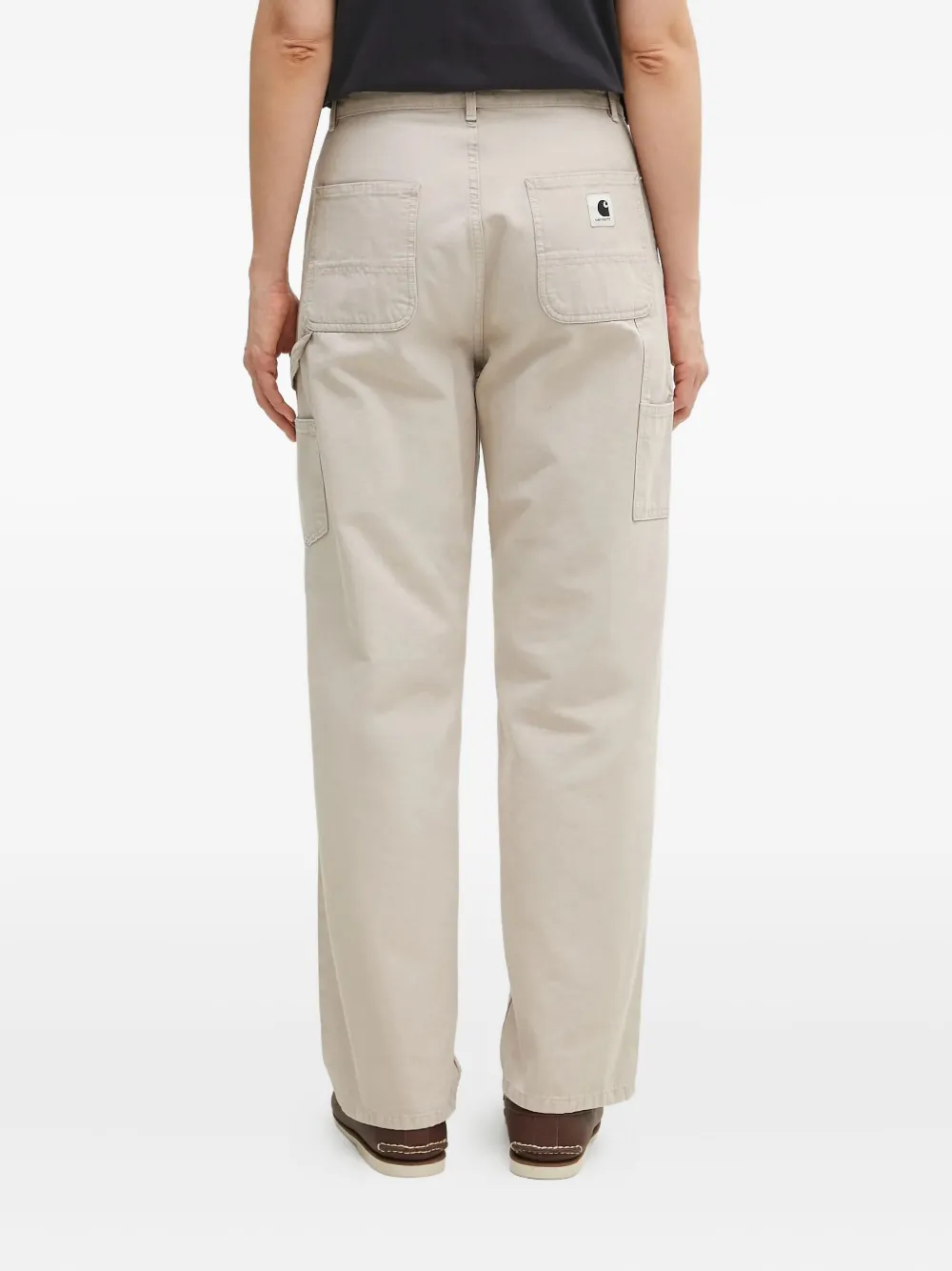 Carhartt WIP Katoenen broek Beige