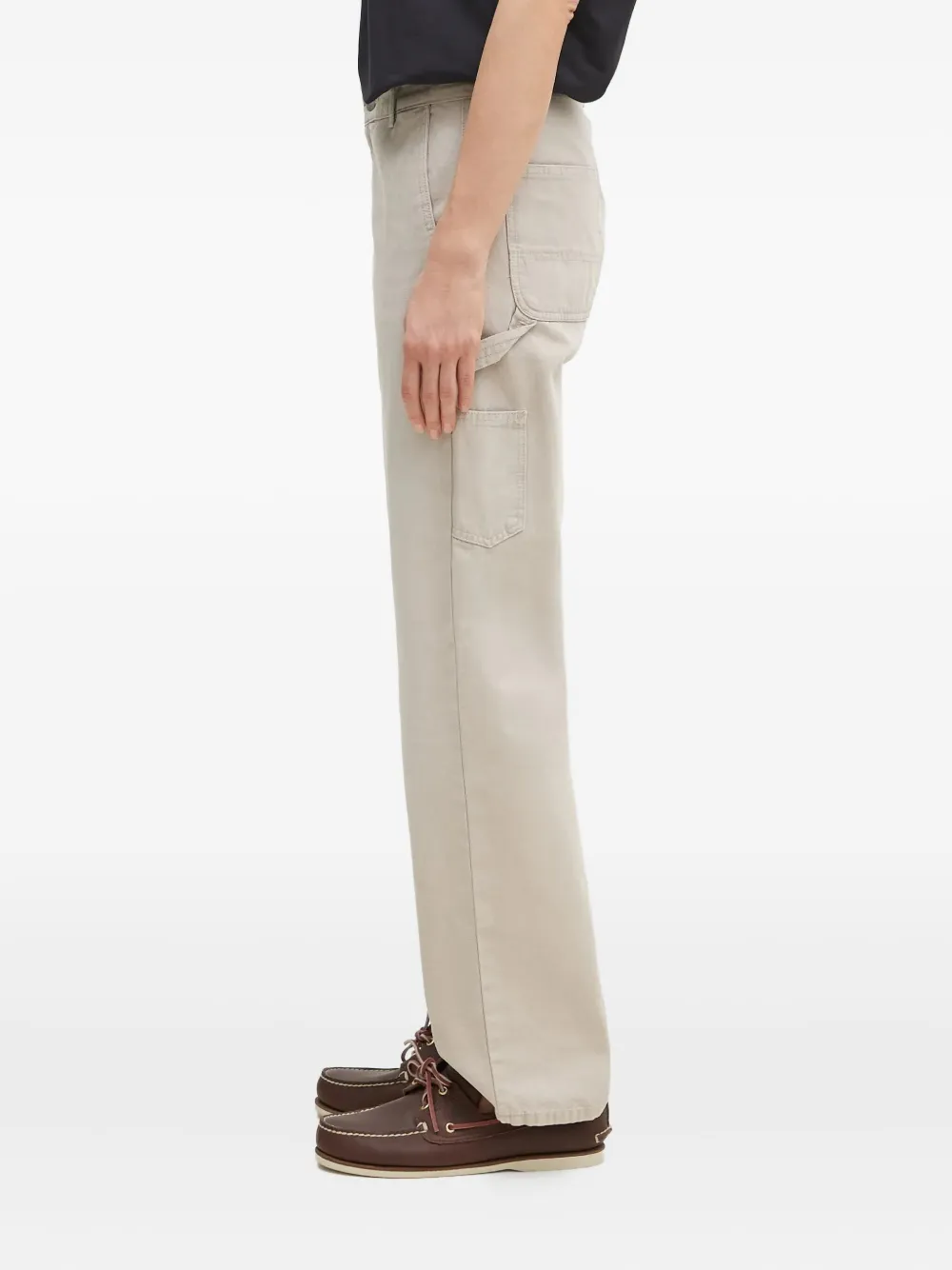 Carhartt WIP Katoenen broek Beige