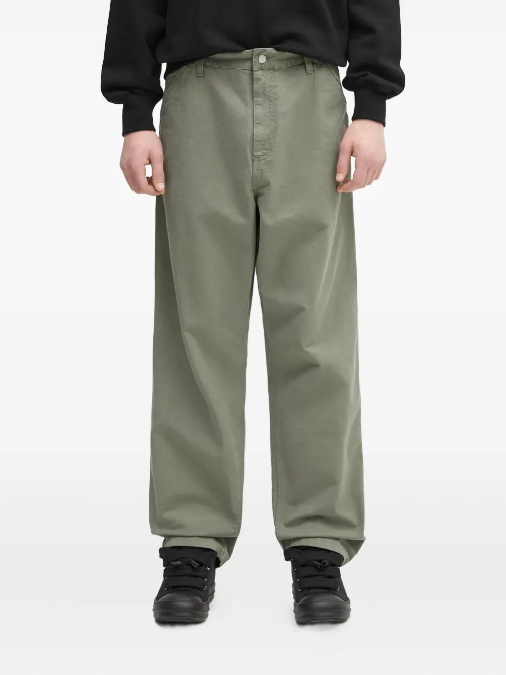 logo-patch cargo trousers