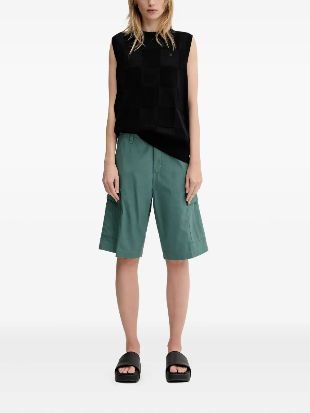 Carhartt WIP cargo-pocket shorts Groen