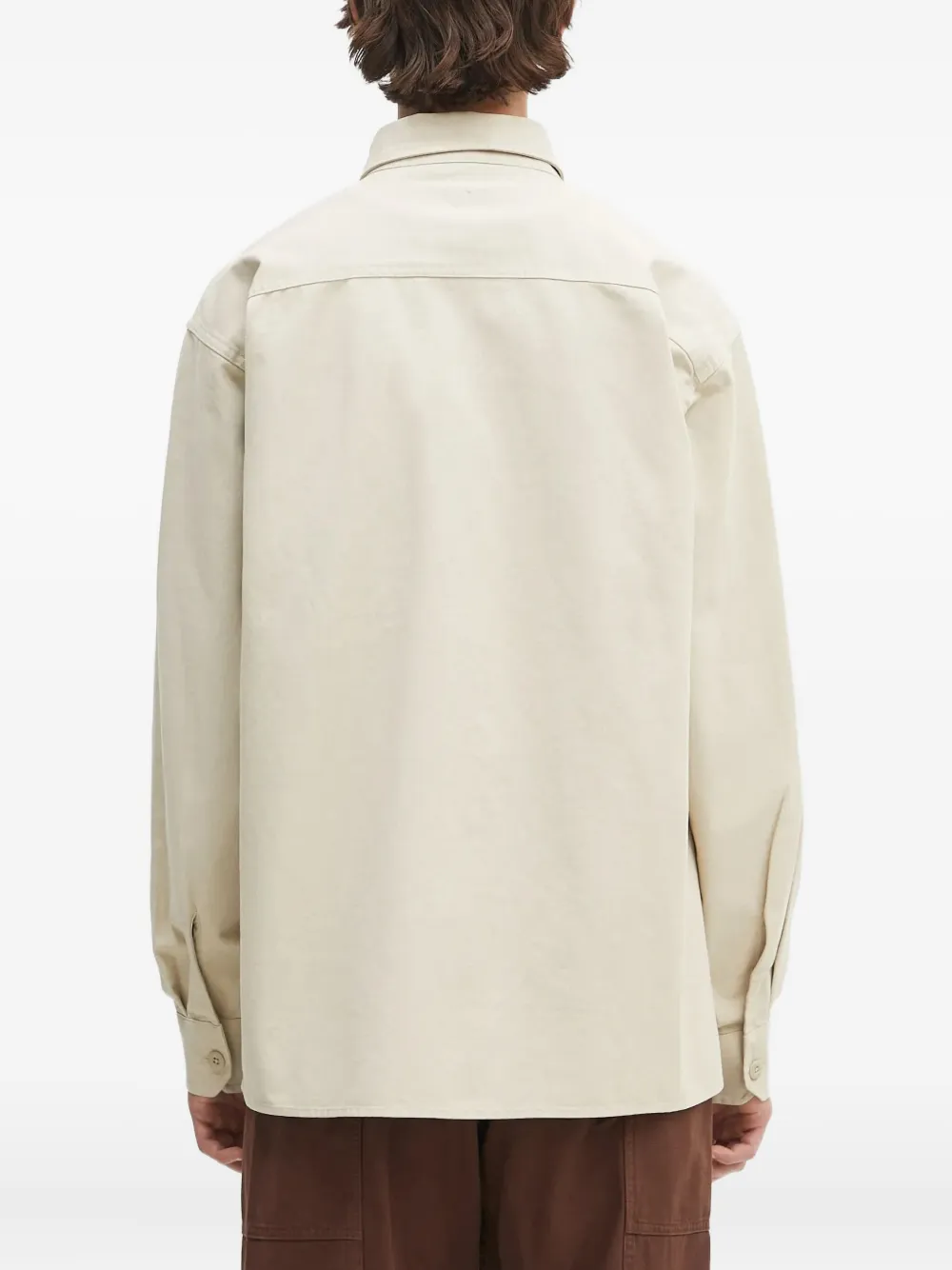 Carhartt WIP Reno overhemd met klepzak Beige
