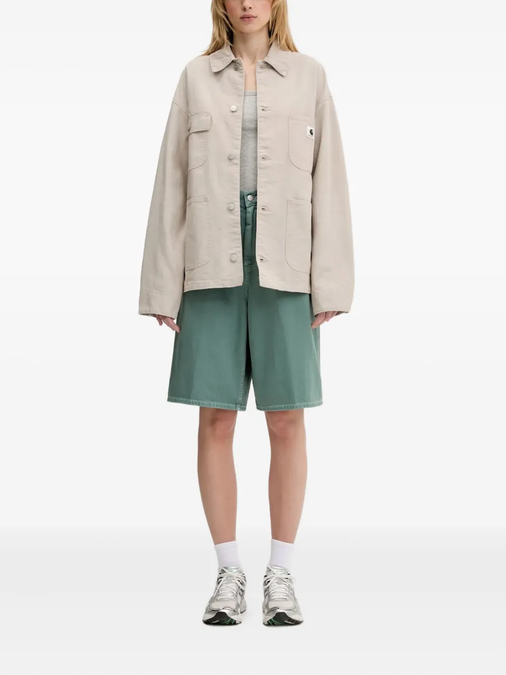 Carhartt WIP Brandon high waist shorts Groen