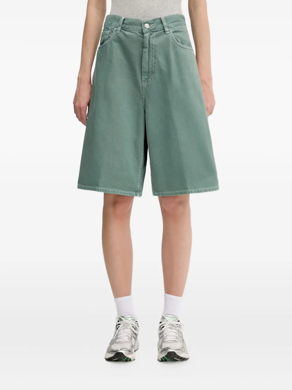 Carhartt WIP Brandon high waist shorts Groen
