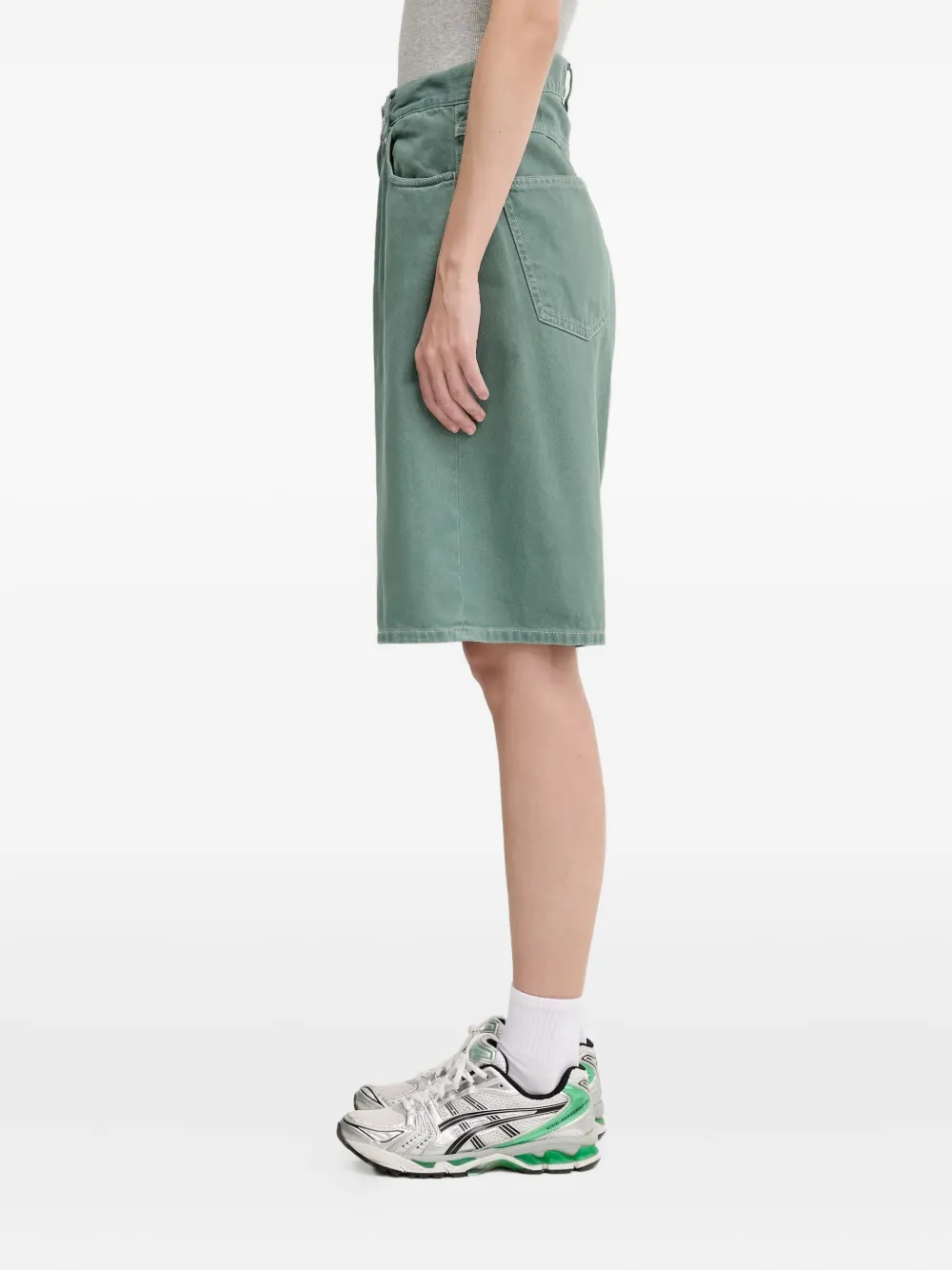 Carhartt WIP Brandon high waist shorts Groen