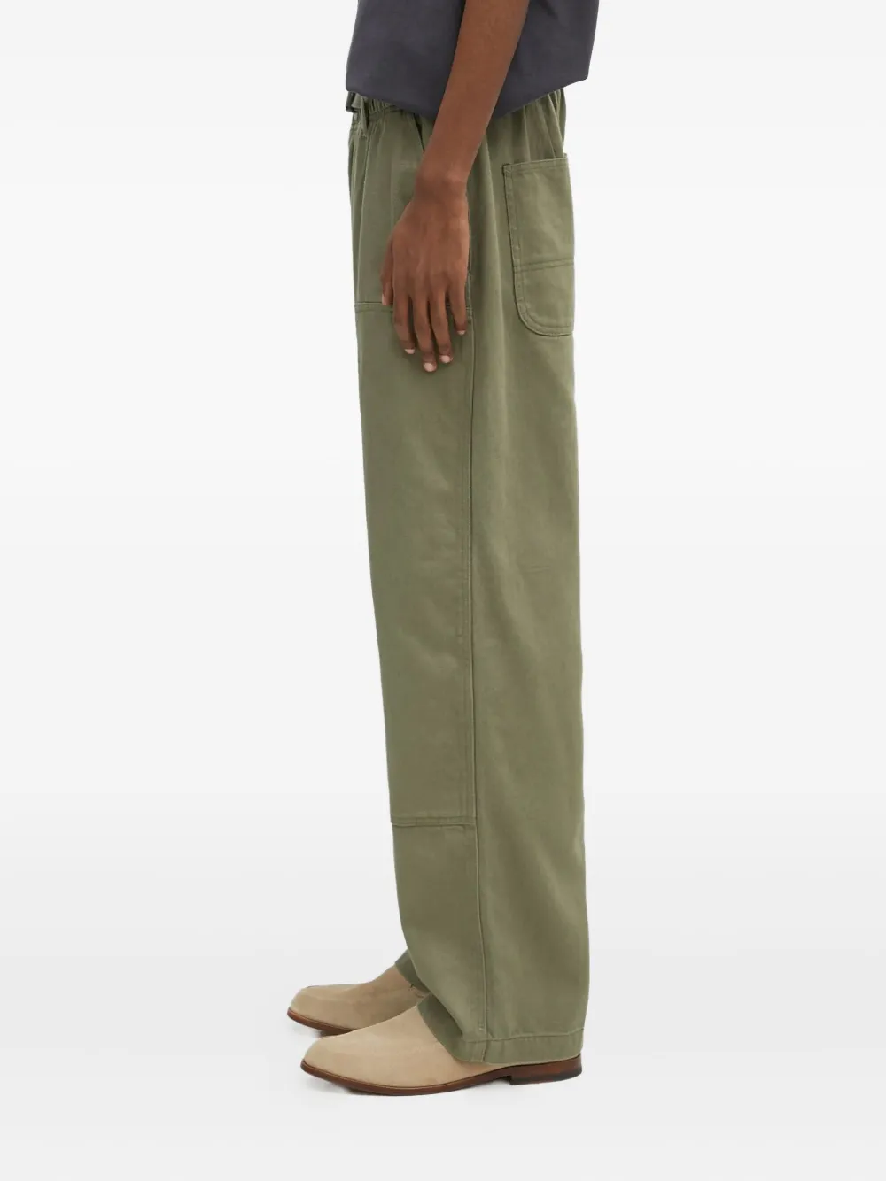 Carhartt WIP Crawford broek met elastische taille Groen