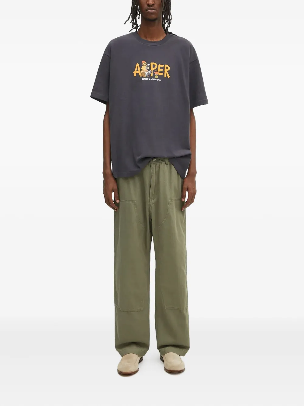 Carhartt WIP Crawford broek met elastische taille - Groen