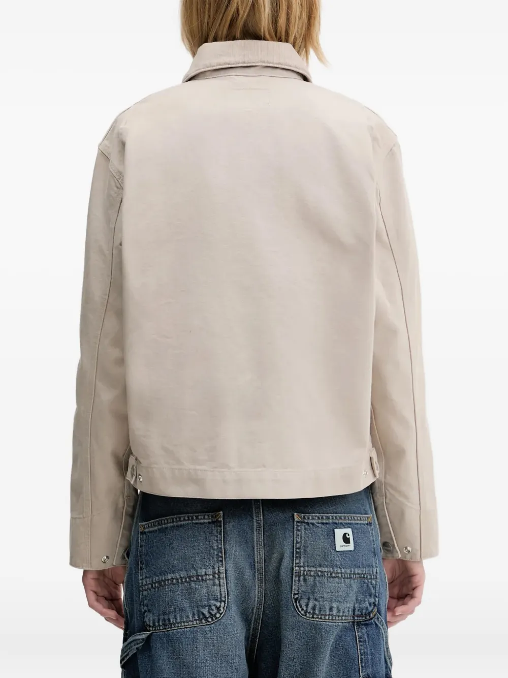 Carhartt WIP Dayton zip-front pocket jacket Beige