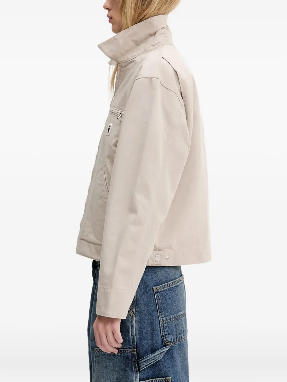 Carhartt WIP Dayton zip-front pocket jacket Beige