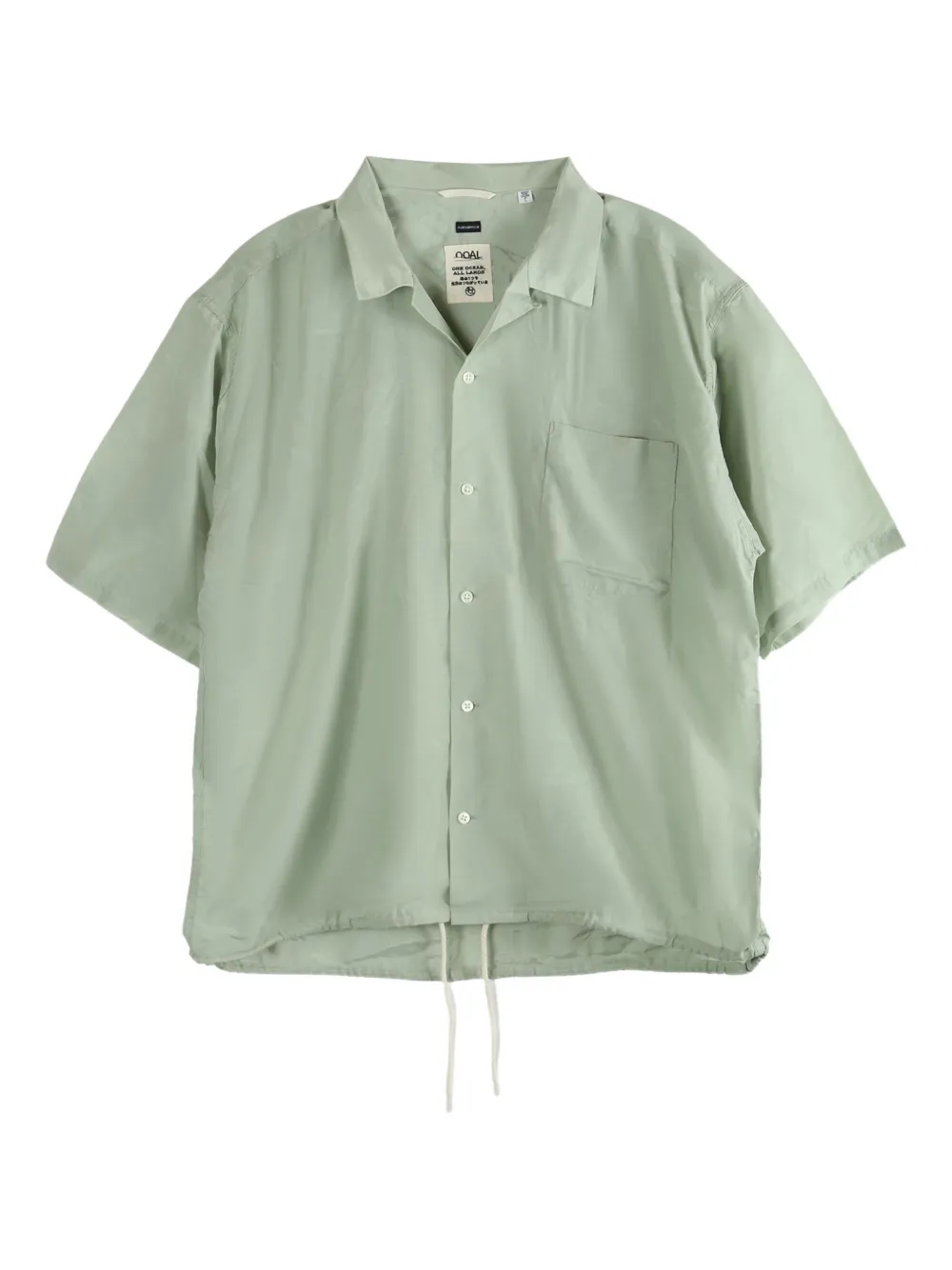 Nanamica short-sleeve button-down shirt | Green | Image 1