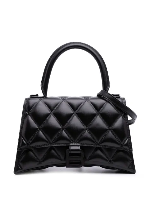 Balenciaga Pre-Owned 2020 Small Quilted Leather Hourglass Top Handle Bag satchel