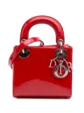 Christian Dior Pre-Owned 2015 Mini Patent Lady Dior satchel - Red