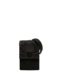 Christian Dior Pre-Owned 2018 Ultra Matte Calfskin Studded Vertical Diorama crossbody bag - Black