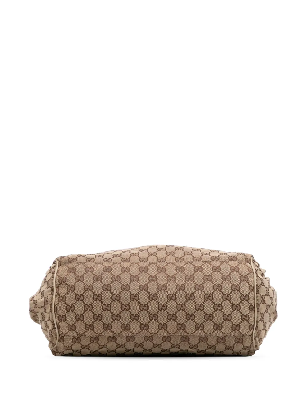 Pre-owned Gucci 2016-2025 Gg Canvas Sukey Satchel