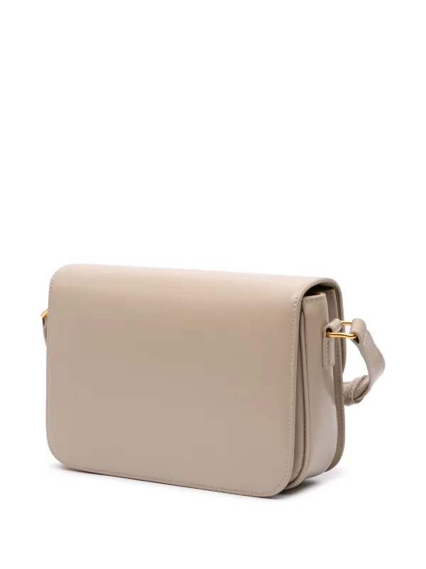 CELINE｜CROSSBAGS (MEDIUM MESSENGER IN CALFSKIN WITH TRI MEDIUM MESSENGER BAG IN CALFSKIN WITH TRIOMPHE EMBOSSED
