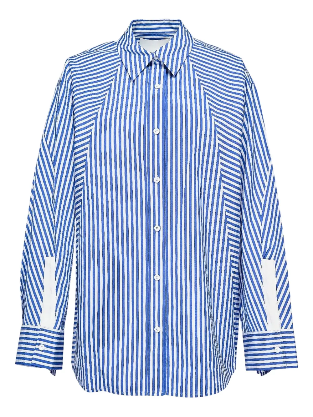 3.1 Phillip Lim striped panelled shirt - ブルー 3.1 Phillip Lim striped panelled shirt - ブルー