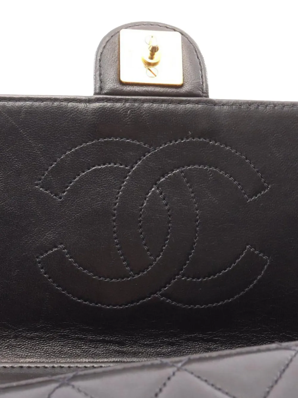 CHANEL Pre-Owned 1994-1996 Small CC Quilted Lambskin Half Single Flap shoulder bag | Pre-Owned | Image 2