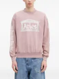 Aries temple-print sweatshirt - Pink