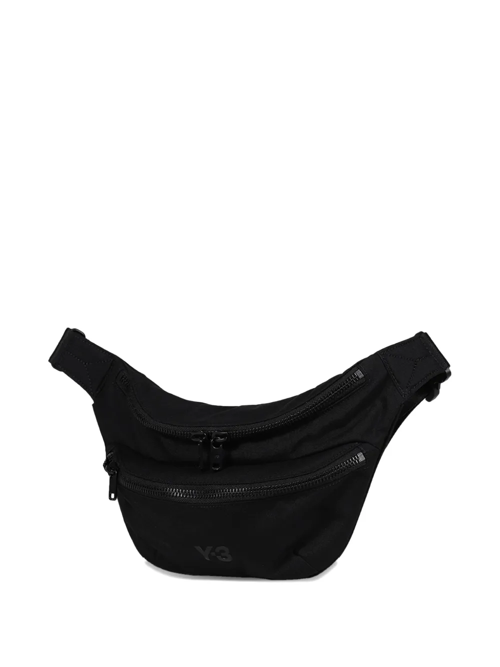 Y-3 Heuptas met dubbele rits Zwart