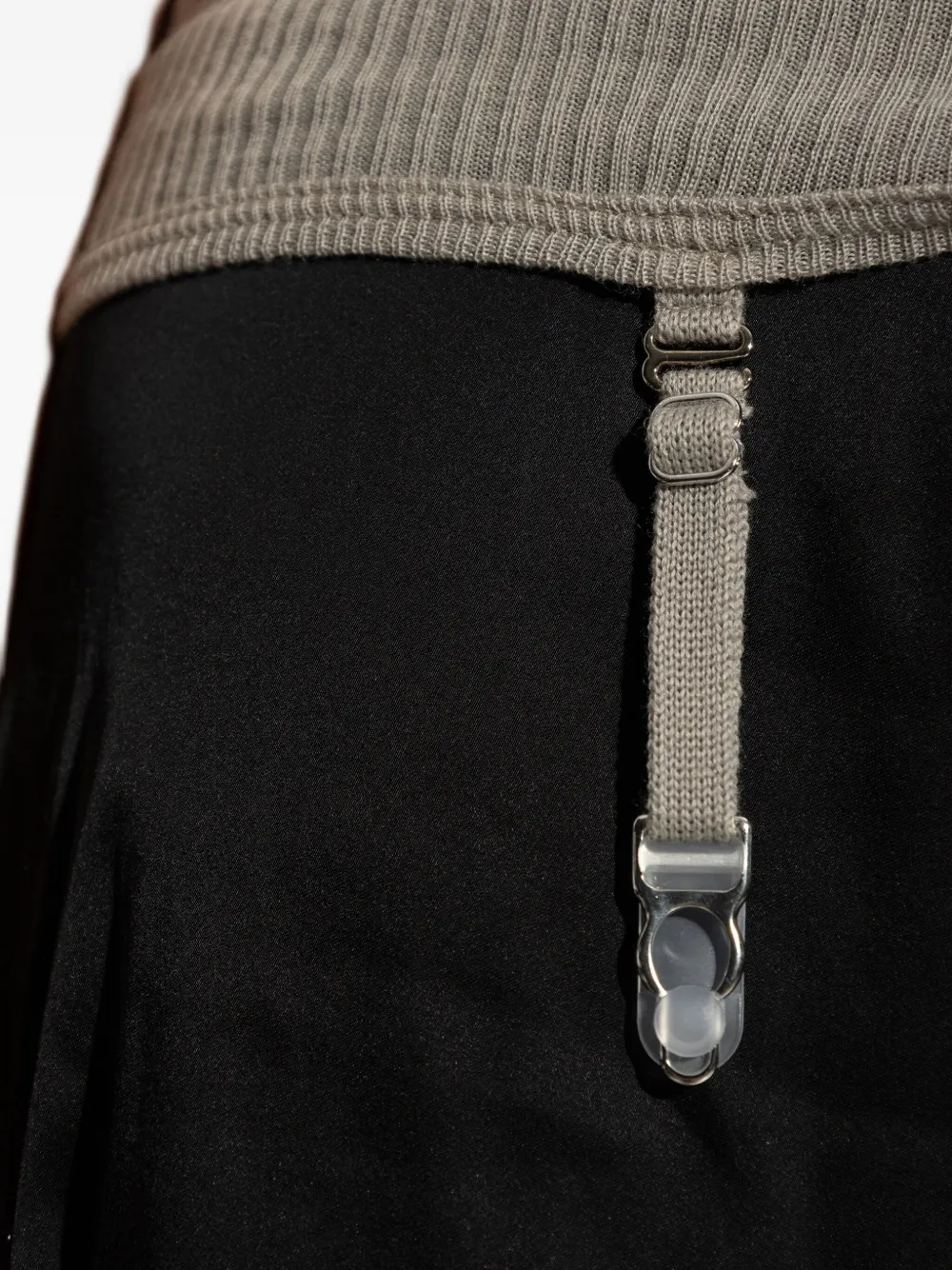 LEMAIRE ribbed suspender top Beige
